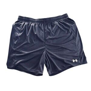Under Armour Women Medium Athletic Black Loose Heatgear  Regular Polye Shorts
